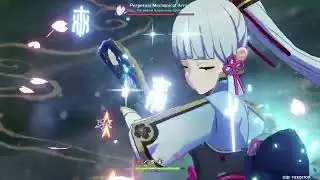Ayaka burst damage with Shen he