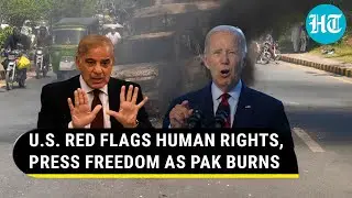 U.S. tells Sharif Govt to uphold law in Pakistan as Imran Khan arrest triggers unrest | Watch