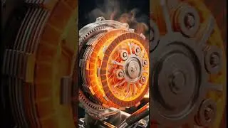 Работа фрикционных дисков сцепления в двигателе #yt #viralshort #shafiqhonda center Duniya pur