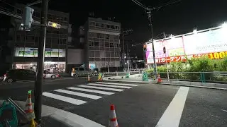 【戸塚】左折レーン開通！国道1号線不動坂交差点。2024年12月、横浜市戸塚区柏尾町。