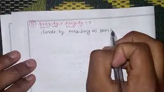 Class-12 differential equation exercise 15.2 part -2