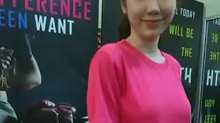 Showcase Boxy Microfiber Jersey Pink T-shirt