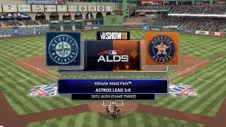 MLB 2021 ALDS Game 3 Mariners vs Astros (PS4)