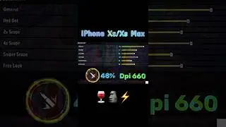 iPhone Xs/Xs Max Sensitivity 🍷🗿 Your Device? #regedit #regeditios #regeditpro #regeditfreefire #ff