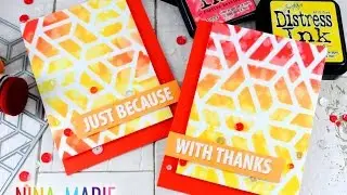 Stenciling with Background Dies