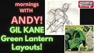 GIL KANE! Green Lantern 68, the layouts!