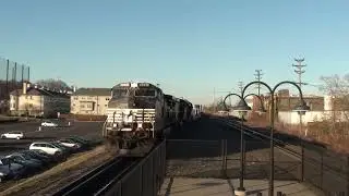 NS 9240 Leads a Very Short NS 20E East through Union, NJ with 42 Axles 3/29/2013