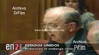 Proyecto de ley para embargo comercial de Estados Unidos a Cuba 1995