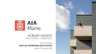 Jesse Thompson | AIA Maine Design Award | Parris Terraces