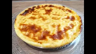 Flan pâtissier sans pâte / Pastry flan without dough