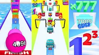 Rolling Ball Run, Jelly Run 2048, Number Run Play | Satisfying Ball Games Hub LIVE 🔴 24/7