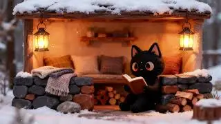 Everything is quiet now. / Relaxing Winter Lofi Jazz for Sleep, Dream