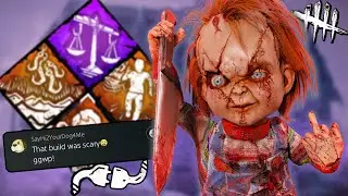 SCARING SURVIVORS WITH THIS FUN CHUCKY BUILD!!! Dbd Chucky gameplay