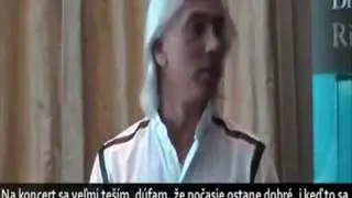 Dmitri Hvorostovsky in Bratislava (press conference)