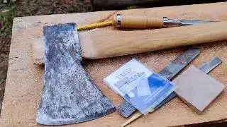 Installing a New Axe Handle - West Coast Full-Swing Axe