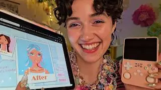 ASMR Playing Nostalgic Y2K Video Games 🕹️ (relaxing tapping, whispering, Bratz, Myscene, Winx Club)
