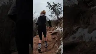 Winter trail running in Boulder  #runner #run #trail #marathon #mountains