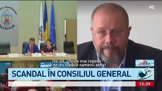 Politikix. Scandal &icirc;n Consiliul General Al Municipiului Bucureşti. Viceprimar, limbaj suburban &icirc;n