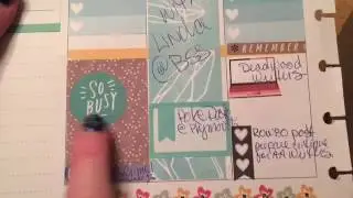 Plan With Me--Sept.19-25--Functional using sticky notes and more