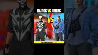 KAIROS VS J BIEBS WHICH IS BEST CHARACTER ?? || SHOCKING RESULT 🤯 #shorts #freefire