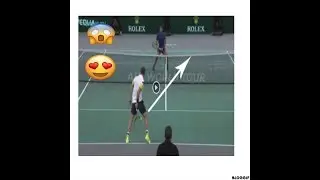 Magic Point !!!!! Cuevas gives Nadal the craziest passing of the year!