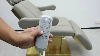 Nail Salon Electric Facial Bed Height Adjustable Gold Stainless Steel Beauty Lash Massage Table
