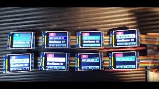 8 plus 1 TFT screen with Arduino DUE using SPI and multiplexed CS