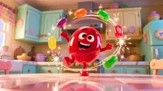 Jumping Jellybean Tune 🍬🎵   Fun Kids Learning Video   Preschool Educational Adventure