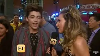 Asher angel VMAS red carpet interview talks about Shawn Mendez and Taylor Swift
