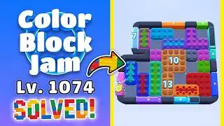Color Block Jam Level 1073 (1074) | Every Puzzle Solved! 🎯