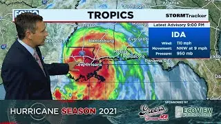 Hurricane Ida 9 p.m. Update
