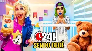 TRATANDO O CORINGA COMO UM BEBÊ POR 24 HORAS! *Ele se irritou muito