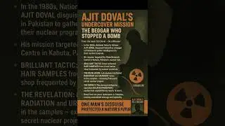 Ajit Doval's Secret Mission: The Beggar Who Stopped Pakistan's Nuclear Bomb!!!