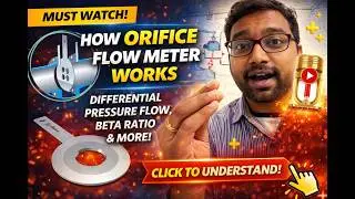 Orifice Flow metre | Differential Pressure Flow Measuring Technique | Beta Ratio