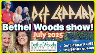 Def Leppard concert Bethel Woods New York NY 2025 venue tour and information 