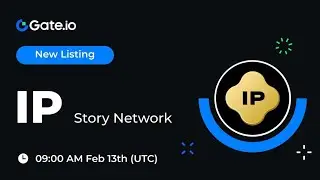 Gate.io New Listing: Story Network (IP)✨ Trading Pair: #IP / #USDT✨ Trading Starts: 09:00 AM, Feb 13