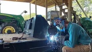 Big Bumper Pull Trailer Welding Project!!!