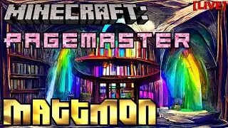 You Can CRAFT a DIMENSION?! ~ Minecraft Gameplay Live ~ Mattmon Plays Pagemaster