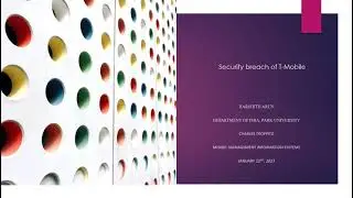 Security breach of T-Mobile