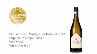 WINNAAR &ndash; Witte wijn tot &euro; 10 - BLANKENHORN, MARKGR&Auml;FLER GUTEDEL 2022