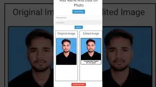 passport photo m 30sec m name or date add kre #emitra #bestediting #education