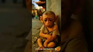 Poor To Rich Monkey 🐒 A Emotional Story 😞🔥 #story #monkey #poortorich #ahearttouchingstory