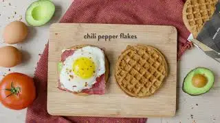 Frozen Waffle Breakfast Sandwich