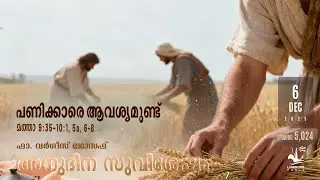 Workers Needed | Daily Gospel Reflection Malayalam Saturday Dec 6 | Fr. Varghese Joseph