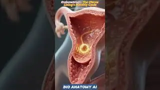 Endometrium Explained | Uterus Lining and Menstrual Cycle #menstruation #reproductivehealth #shorts