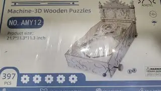 Wooden 3D Pinball Machine NEW BUILD