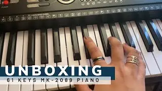 Unboxing - 61 Keys MK-2089 Electronic Keyboard for Beginners 😭😭