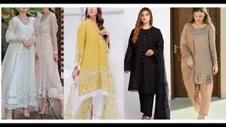 Eid special mirror work dress design ideas 2022...dress design for Eid