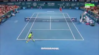 R.Federer Vs M.Raonic Brisbane 2015 Final HD