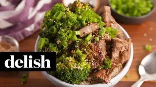 Beef And Broccoli Buddha Bowls | Delish